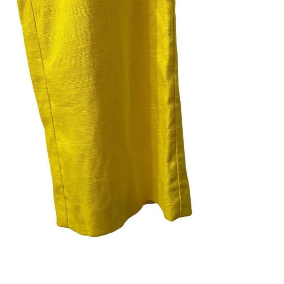 Anthropologie Cartonnier Yellow Linen Pants Size 2 - Picture 9 of 12